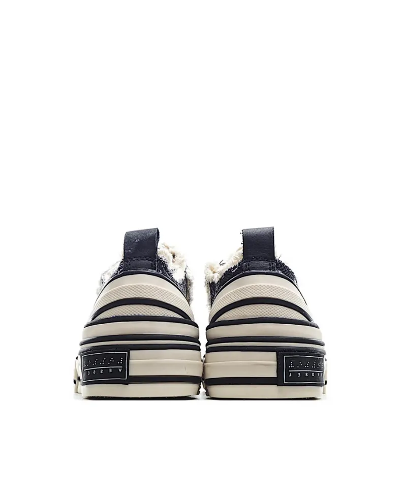 x VESSEL GOP Low canvas vulcanized sneakers
