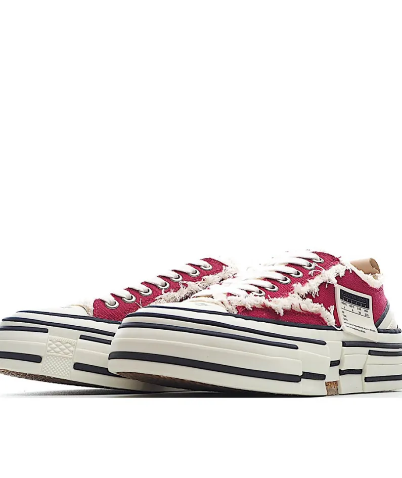 x VESSEL GOP Low canvas vulcanized sneakers