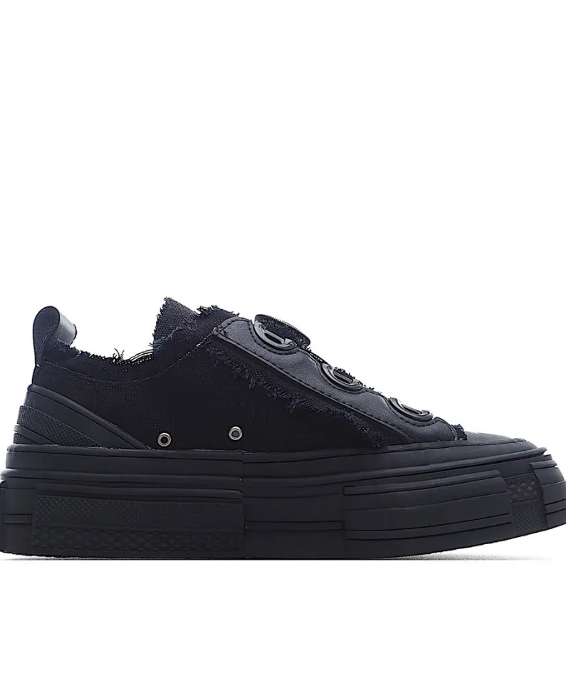 x VESSEL GOP Low canvas vulcanized sneakers