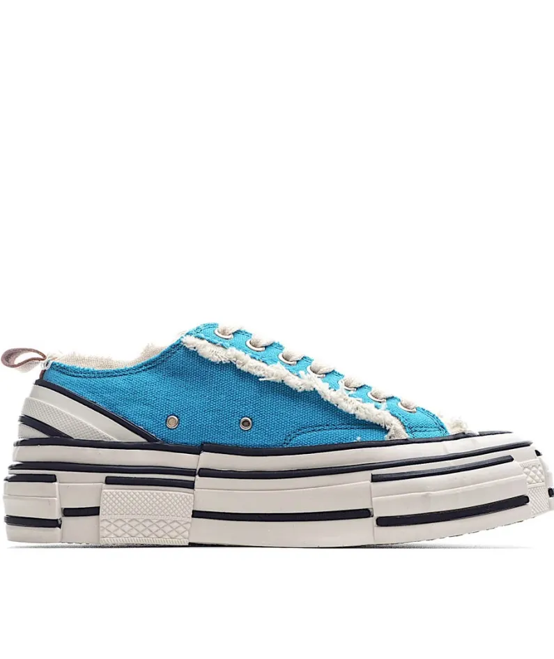 x VESSEL GOP Low canvas vulcanized sneakers