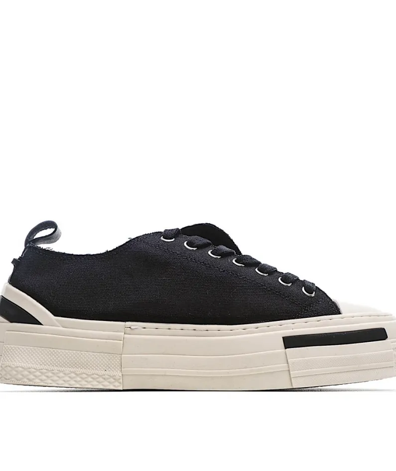 x VESSEL GOP Low canvas vulcanized sneakers