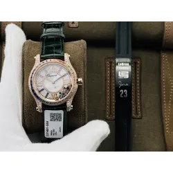 Chopard chopard Happy Sport coloured diamond watch