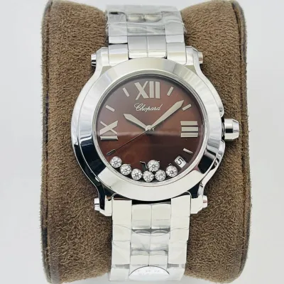 Chopard HAPPY DIAMONDS crocodile watch Diameter: 36MM