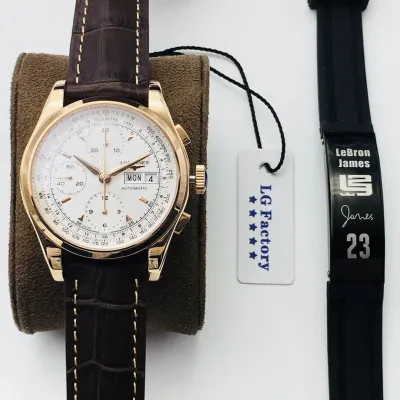 Longines Classic Series Watch Diameter: 40*13mm Model: P1800 Rose Gold Black
