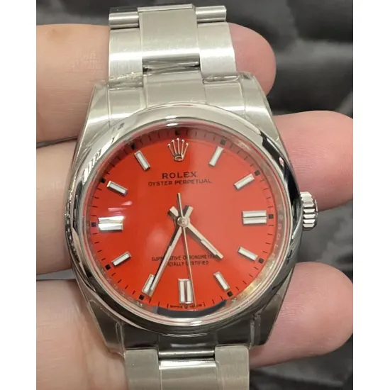 OYSTER PERPETUAL 124300 Series（orange）