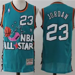 Chicago Bulls Michael Jordan all star basketball jersey green