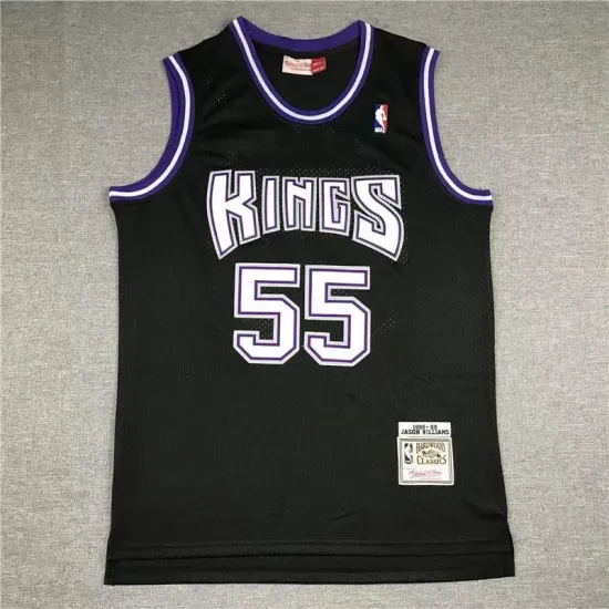 Sacramento Kings Jason Williams basketball jersey black