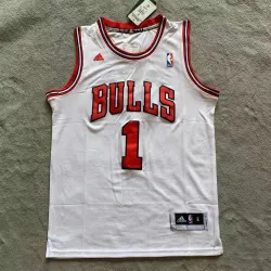 Chicago Bulls derrick rose basketball jersey white