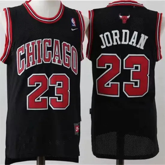 Chicago Bulls Michael Jordan basketball jersey black