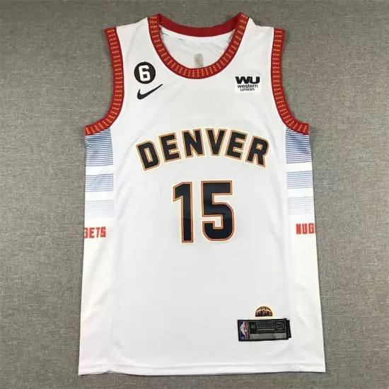Denver Nuggets Nikola Jokic basketball jersey white