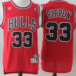 Chicago Bulls Scottie Pippen basketball jersey red