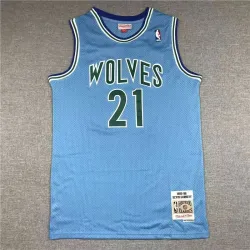 Minnesota Timberwolves Kevin Garnett basketball jersey blue