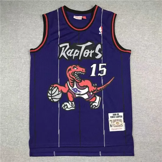 Toronto Raptors Vince Carter basketball jersey purple Toronto Raptors Vince Carter basketball jersey purple