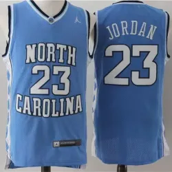 Chicago Bulls Michael Jordan college basketball jersey blue