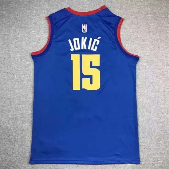 Denver Nuggets Nikola Jokic basketball jersey blue
