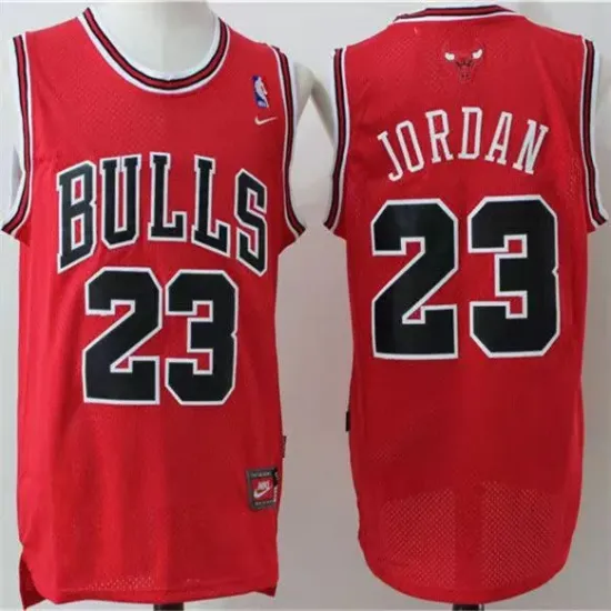 Chicago Bulls Michael Jordan basketball jersey red Chicago Bulls Michael Jordan basketball jersey red