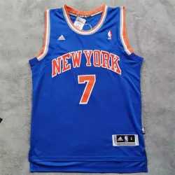 New York Knicks  Carmelo Anthony basketball jersey blue