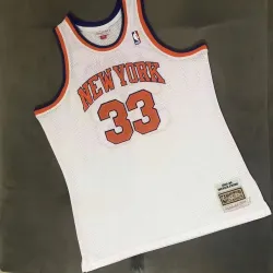 New York Knicks Patrick Ewing basketball jersey white