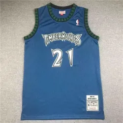 Minnesota Timberwolves Kevin Garnett basketball jersey blue