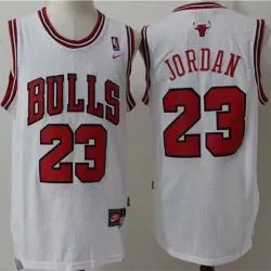 Chicago Bulls Michael Jordan basketball jersey white