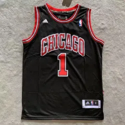 Chicago Bulls derrick rose basketball jersey black