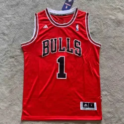 Chicago Bulls derrick rose basketball jersey red