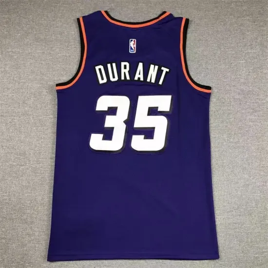 Kevin Durant #35 Phoenix Suns basketball jersey purple Kevin Durant #35 Phoenix Suns basketball jersey purple