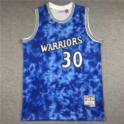 Golden State Warriors Stephen Curry basketball jersey blue