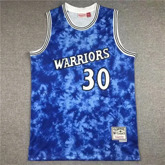 Golden State Warriors Stephen Curry basketball jersey blue