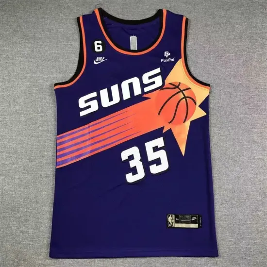 Kevin Durant #35 Phoenix Suns basketball jersey purple