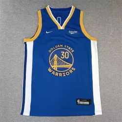 Golden State Warriors Stephen Curry basketball jersey blue