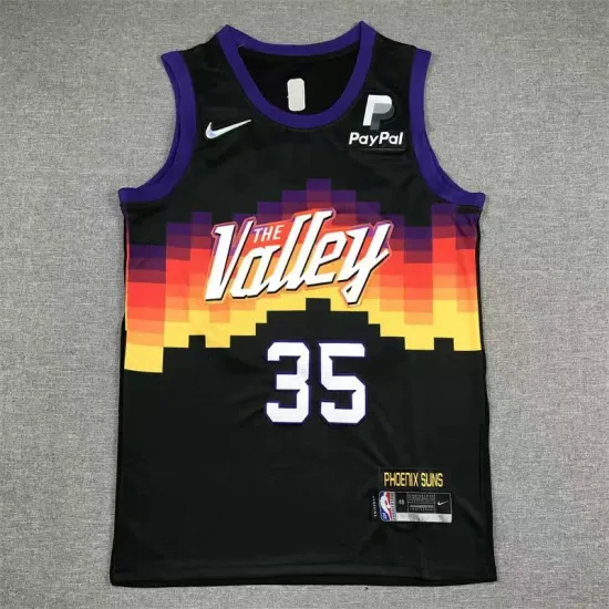 Kevin Durant #35 Phoenix Suns basketball jersey black