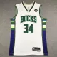 Milwaukee Bucks Giannis Antetokounmpo basketball jersey white