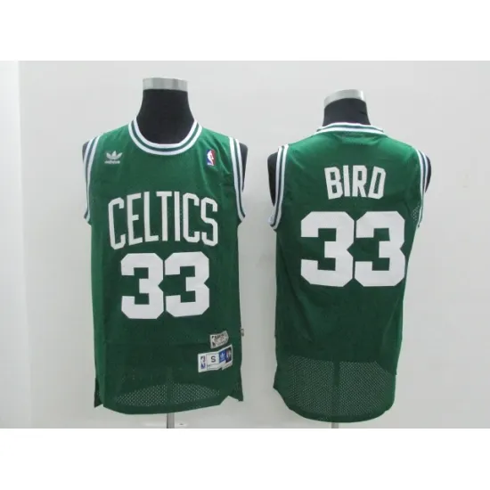 Boston Celtics Larry Bird basketball jersey green