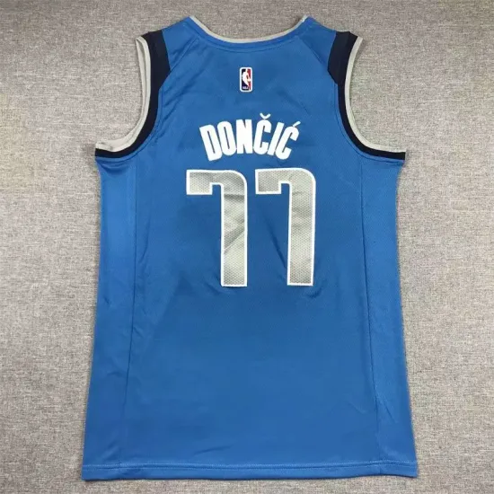 Dallas Mavericks Luca Doncic basketball jersey blue