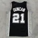 San Antonio Spurs  Tim Duncan basketball jersey black