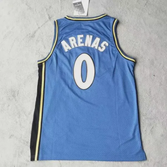 gilbert arenas #0 Washington Wizards basketball jersey blue