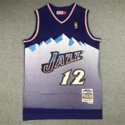 john stockton utah jazz basketball jersey purple