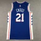 Vintage Philadelphia 76ers Sixers  Joel Embiid basketball jersey blue