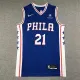 Vintage Philadelphia 76ers Sixers  Joel Embiid basketball jersey blue