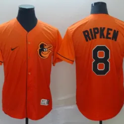Cal Ripken Jr. Baltimore Orioles Baseball JERSEY orange