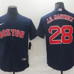 Boston Red Sox J.D. Martinez Baseball JERSEY navy blue