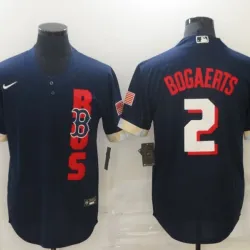 Boston Red Sox Xander Bogaerts Baseball JERSEY navy