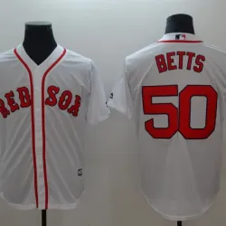 Boston Red Sox Mookie Betts Baseball JERSEY white