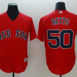 Boston Red Sox Mookie Betts Baseball JERSEY red