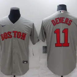 Boston Red Sox Rafael Devers Baseball JERSEY gray