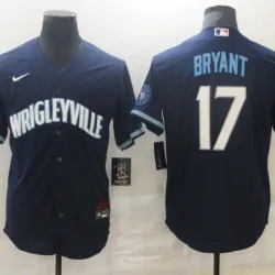 Chicago Cubs Kris Bryant Baseball JERSEY dark blue