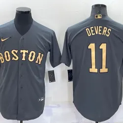 Boston Red Sox Rafael Devers Baseball JERSEY dark gray
