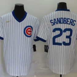 Chicago Cubs Ryne Sandberg Baseball JERSEY white