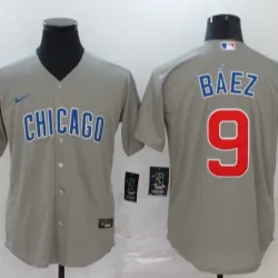 Chicago Cubs Javier Baez Baseball JERSEY gray